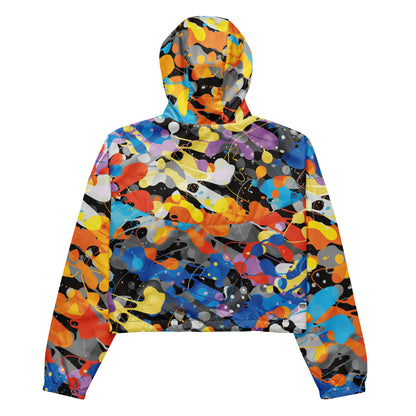 One Mission Paint cropped windbreaker