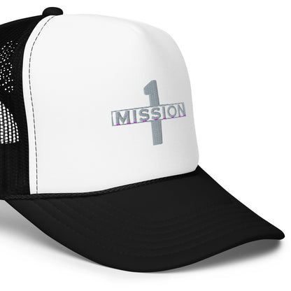 3D Miss1on trucker hat