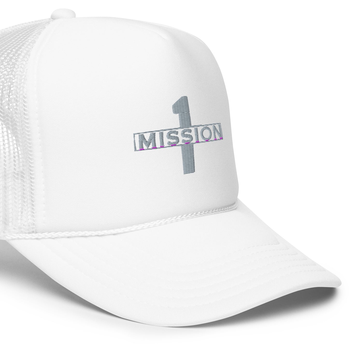 3D Miss1on trucker hat